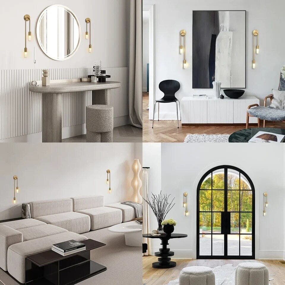 Tenvarin Vertical Wall Light Nordic Style